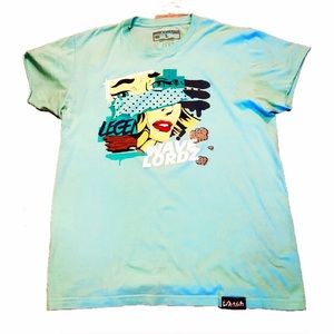 Pink Dolphin Wave Lordz Men's Tee - Large